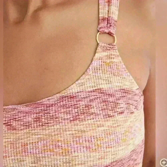 Aerie Seamless Ring Longline Bralette Pink Multicolor Size M - Picture 3 of 7